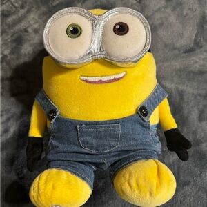 Build A Bear WorkShop Minions Bob 12” Denim Overalls Plush